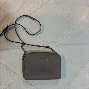 Michael Kors Taupe Crossbody Bag